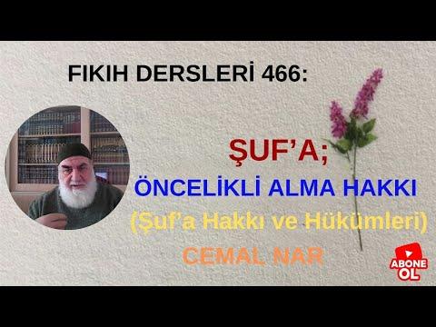 Embedded thumbnail for FIKIH DERSLERİ 466: ŞUF’A; ÖNCELİKLİ ALMA HAKKI (Şuf’a Hakkı ve Hükümleri)