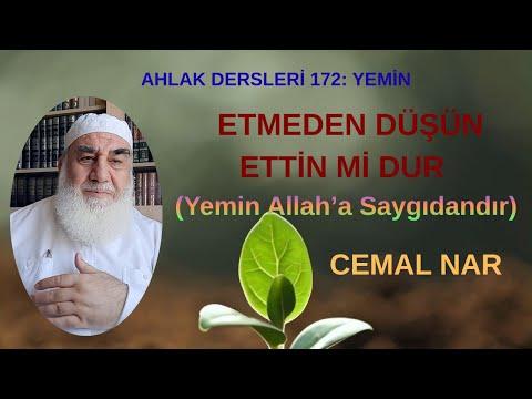 Embedded thumbnail for AHLAK DERSLERİ 172: YEMİN ETMEDEN DÜŞÜN ETTİN Mİ DUR (Yemin Allah’a Saygıdandır)