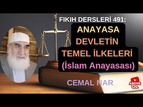 Embedded thumbnail for FIKIH DERSLERİ 491: ANAYASA DEVLETİN TEMEL İLKELERİ (İslam Anayasası)