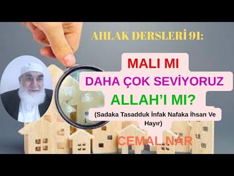 Embedded thumbnail for AHLAK DERSLERİ 91: MALI MI DAHA ÇOK SEVİYORUZ ALLAH’I MI? (Sadaka İnfak Nafaka İhsan Ve Hayır)