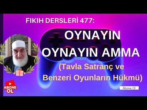 Embedded thumbnail for FIKIH DERSLERİ 477: OYNAYIN OYNAYIN AMMA (Tavla Satranç ve Benzeri Oyunların Hükmü)