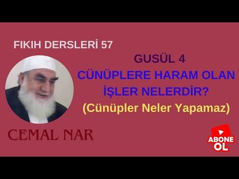 Embedded thumbnail for FIKIH DERSLERİ  57 GUSÜL 4 CÜNÜPLERE HARAM OLAN İŞLER NELERDİR (Cünüpler Neler Yapamaz)