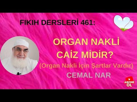 Embedded thumbnail for FIKIH DERSLERİ 461:  ORGAN NAKLİ CAİZ MİDİR? (Organ Nakli İçin Şartlar Vardır)