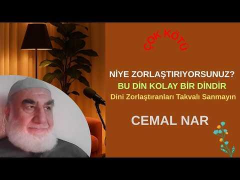 Embedded thumbnail for NİYE ZORLAŞTIRIYORSUNUZ? BU DİN KOLAY BİR DİNDİR (Dini Zorlaştıranları Takvalı Zannetmeyin)