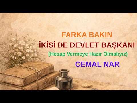 Embedded thumbnail for FARKA BAKIN İKİSİ DE DEVLET BAŞKANI (Hesap Vermeye Hazır Olmalıyız)