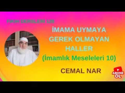 Embedded thumbnail for FIKIH DERSLERİ  128 İMAMA UYMAYA GEREK OLMAYAN HALLER (İmamlık Meseleleri 10)