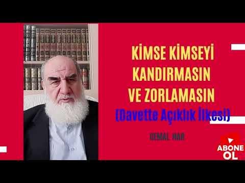 Embedded thumbnail for KİMSE KİMSEYİ KANDIRMASIN VE ZORLAMASIN (Davette Açıklık İlkesi)