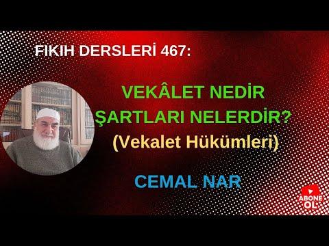 Embedded thumbnail for FIKIH DERSLERİ 467: VEKÂLET NEDİR ŞARTLARI NELERDİR? (Vekalet Hükümleri)