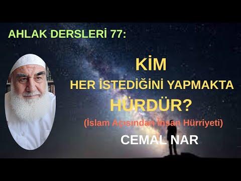 Embedded thumbnail for AHLAK DERSLERİ 77: KİM HER İSTEDİĞİNİ YAPMAKTA HÜRDÜR? (İslam Açısından İnsan Hürriyeti)