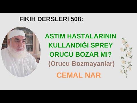 Embedded thumbnail for FIKIH DERSLERİ 508 ASTIM HASTALARININ KULLANDIĞI SPREY ORUCU BOZAR MI? (Orucu Bozmayanlar)