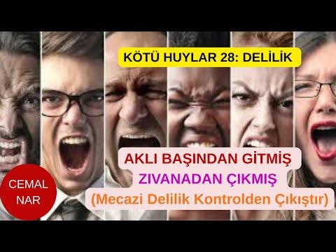 Embedded thumbnail for KÖTÜ HUYLAR 28: DELİLİK AKLI BAŞINDAN GİTMİŞ ZIVANADAN ÇIKMIŞ (Mecazi Delilik Kontrolden Çıkıştır)