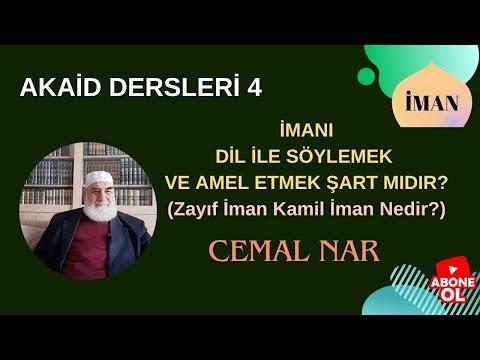 Embedded thumbnail for AKAİD DERSLERİ 4 İMANI DİL İLE SÖYLEMEK VE AMEL ETMEK ŞART MIDIR?(Zayıf İman Kamil İman Nedir?)