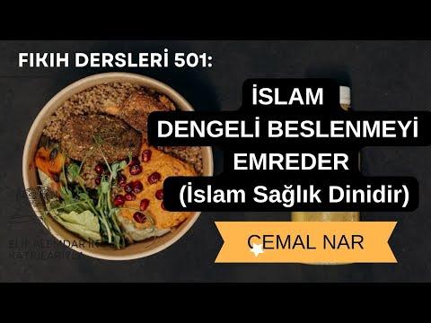 Embedded thumbnail for FIKIH DERSLERİ 501 İSLAM DENGELİ BESLENMEYİ EMREDER (İslam Sağlık Dinidir)